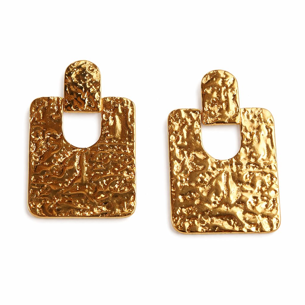 PENDIENTES MARTILLADOS